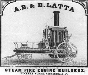 Cincinnati's First Steam Fire Engine
