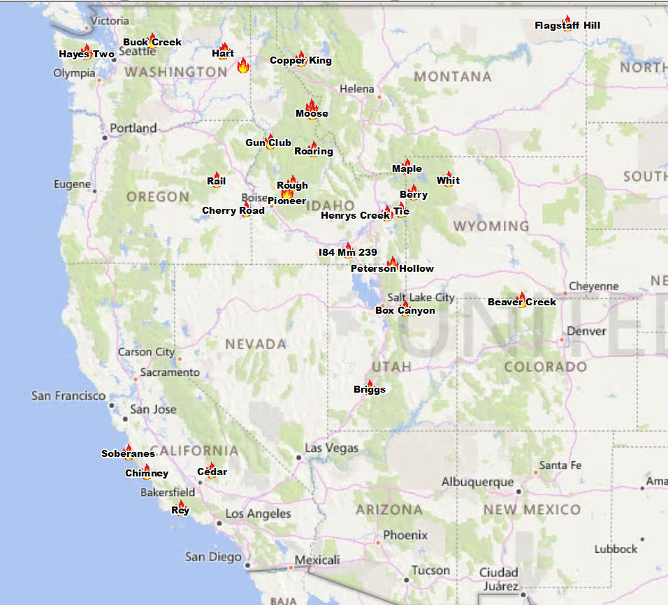 Western States Wildfires