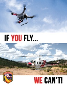 Wildfire Drones: If You Fly, We Can't