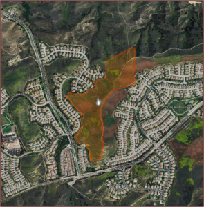 Sage Fire burn scar from December 20, 2016.
