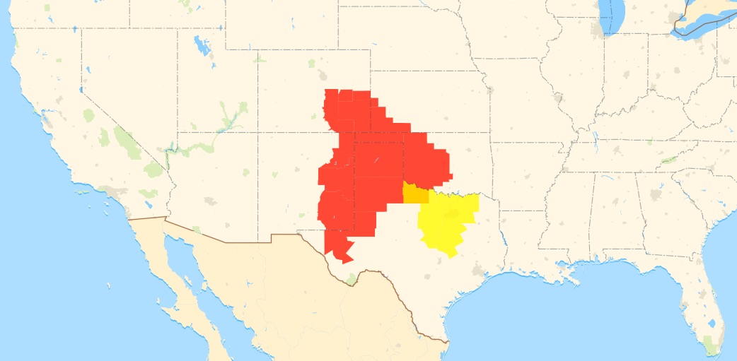 Fire Weather Concern Hits Southern Plains