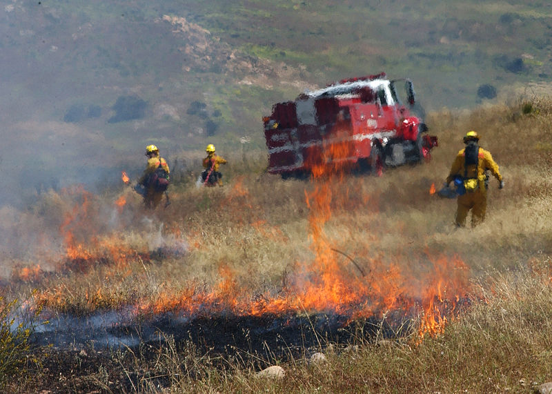 Rain fuels fire