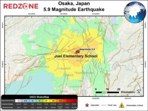 osaka eq shakemap