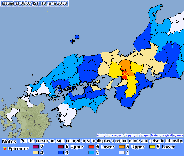 osaka earthquake 1