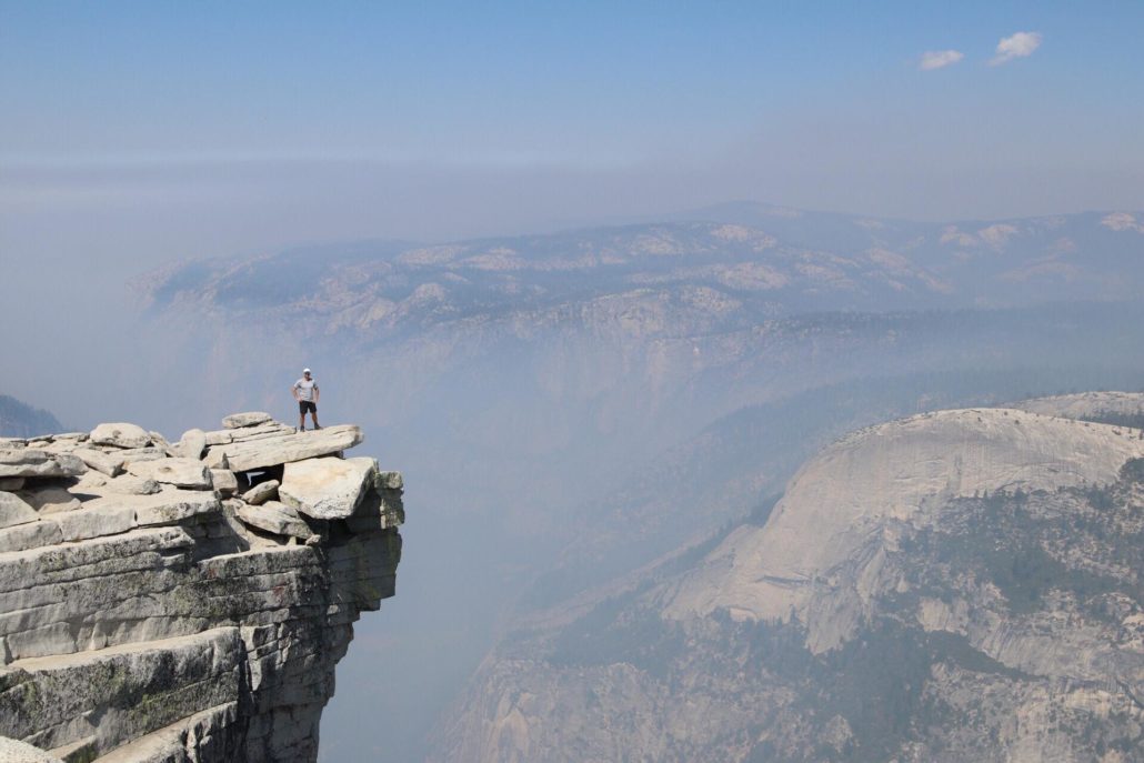 Smoke traveled from the Ferguson Fire into Yosemite National Park and lingered as the inversion continued day after day. (Photo: Scott Newmann)