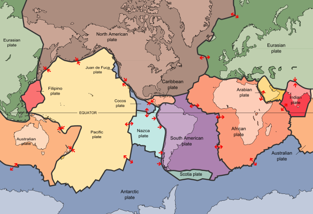 Tectonic plates and Earthquakes