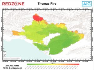 Thomas Fire Progression