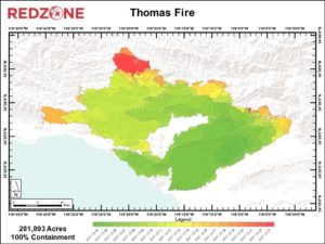 Thomas Fire Progression