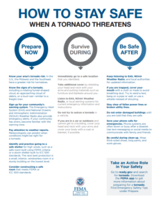 Safety Tips for Surviving Tornadoes