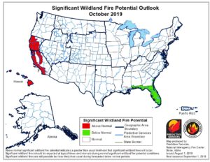 oct fire potential