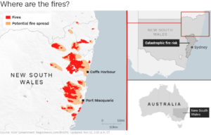 bushfire map