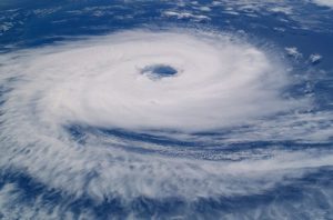 Aerial View of Hurricane