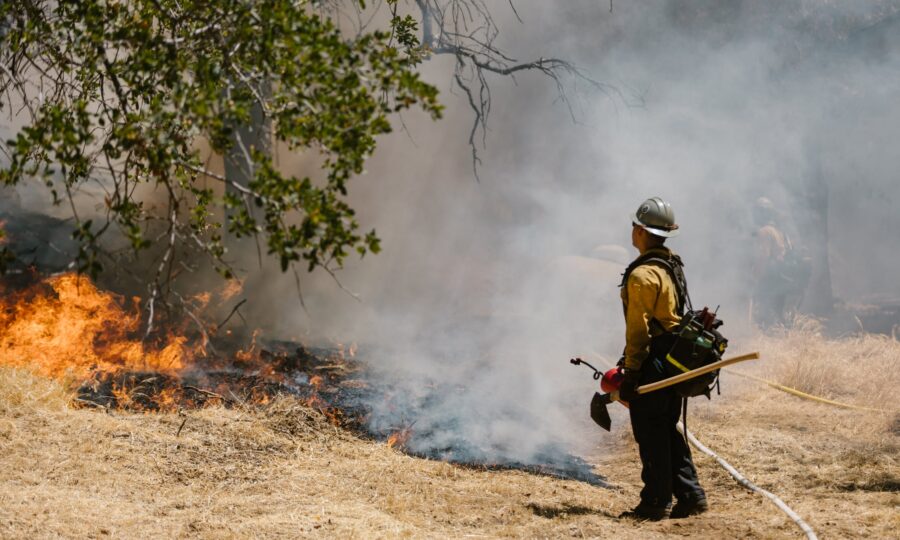 Establishing control of a fire is an important step towards adding "containment"